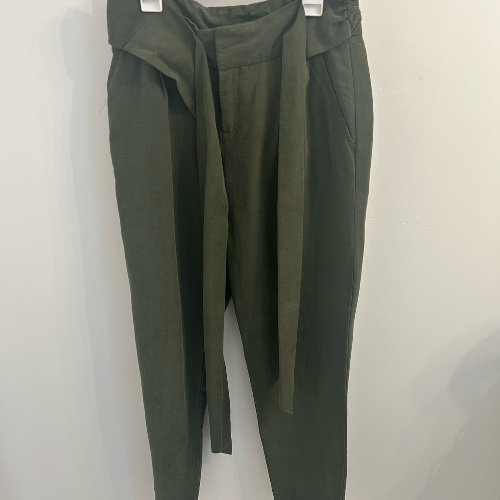 Anthropologie Coquille Tie Waist Pants